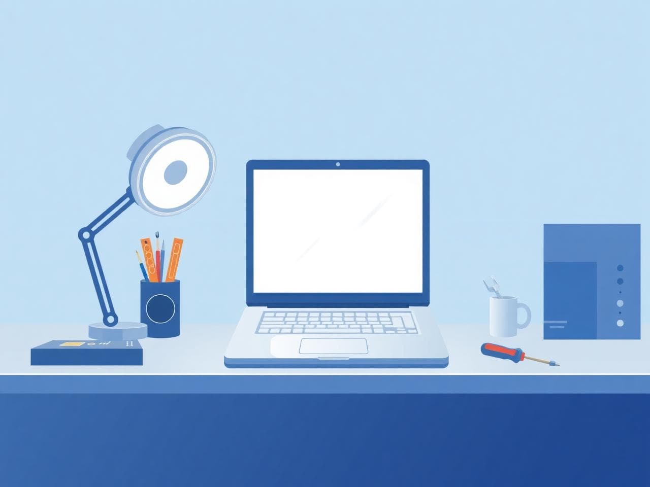 Рабочее место мастера по ремонту компьютеров